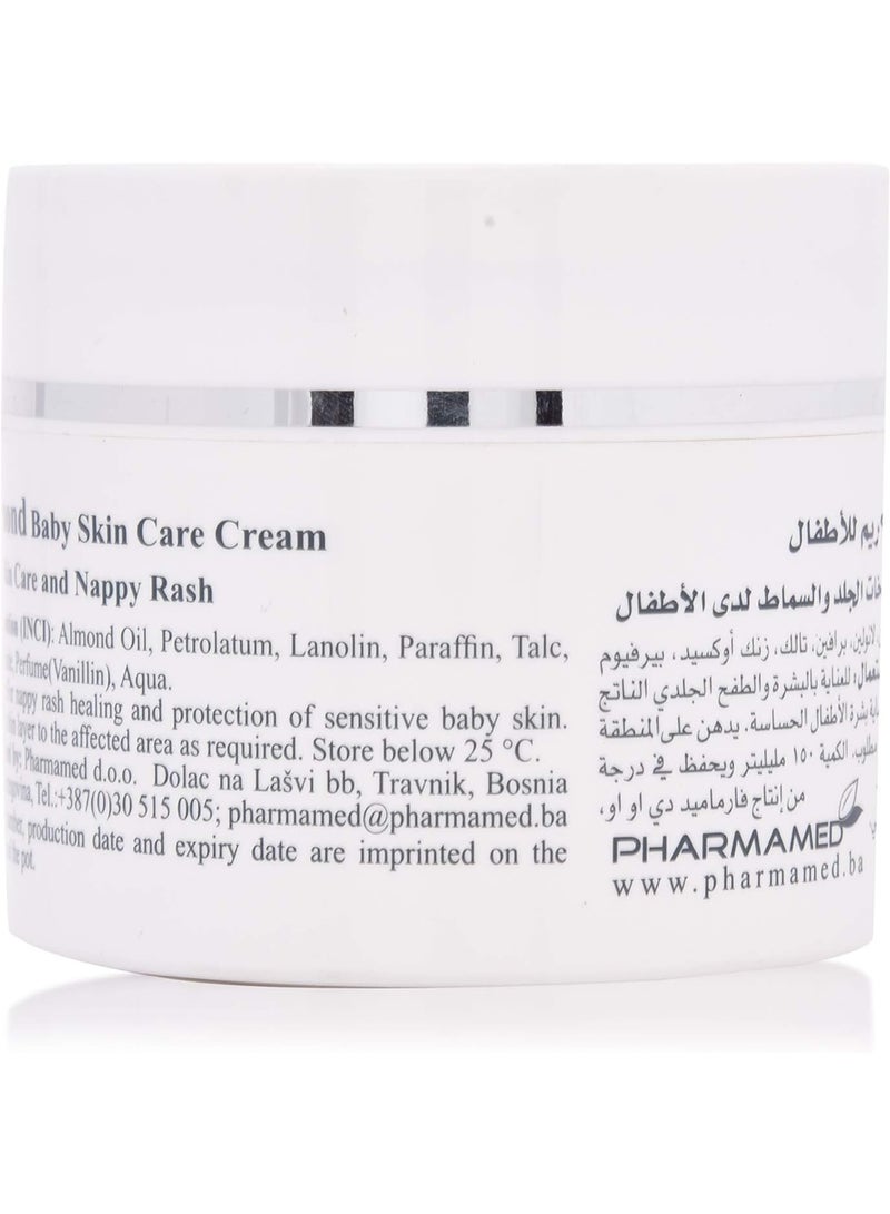 Pharmamed Almond Baby Skin Care Cream 150 ml - Image 2